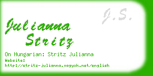 julianna stritz business card